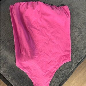 SKIMS Bold Pink Swimwear